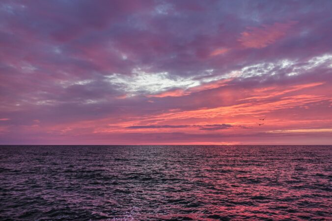 Sonnenuntergang am Strand - Urlaub auf Usedom